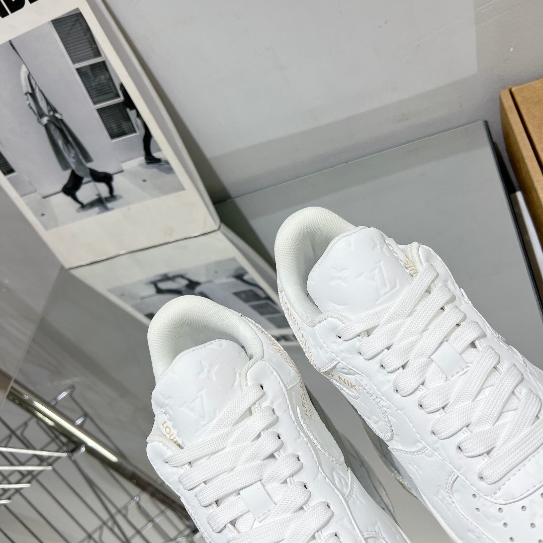 Louis Vuitton X Nike  Air Force Sneakers