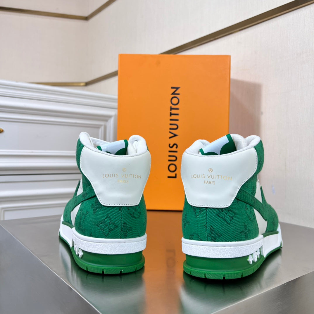 Louis Vuitton X Nike  Air Force Sneakers