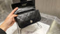 Chanel black leather crossbody