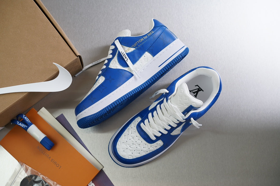 Louis Vuitton X Nike  Air Force Snaeakers
