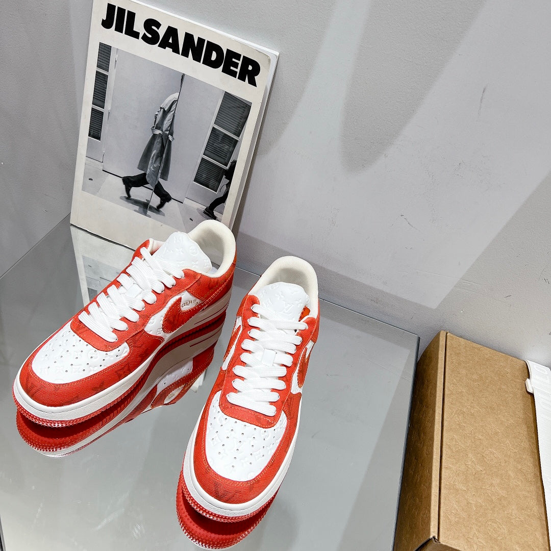 Louis Vuitton X Nike  Air Force Sneakers