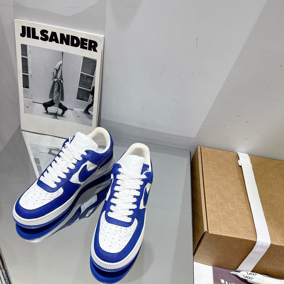Louis Vuitton X Nike  Air Force Sneakers