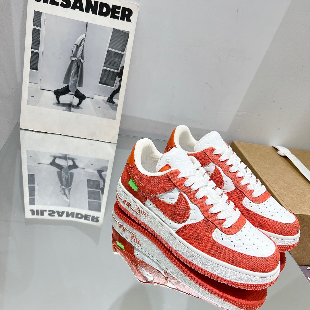 Louis Vuitton X Nike  Air Force Sneakers