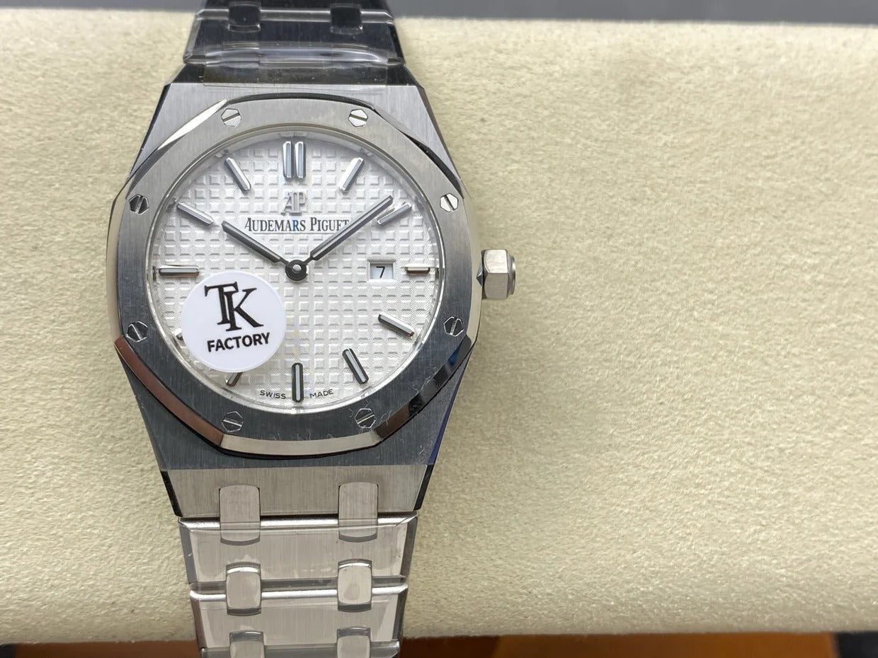 Audemars Piguet Royal Oak White Steel 33mm Watch
