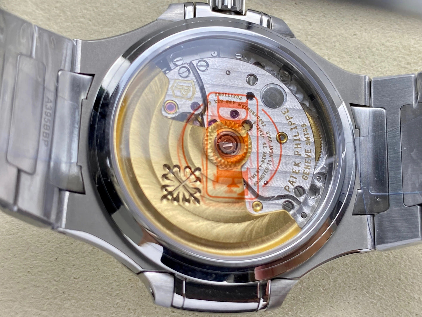 Patek Philippe Nautilus 35mm Blue Dial Sliver Case Diamond Bezel