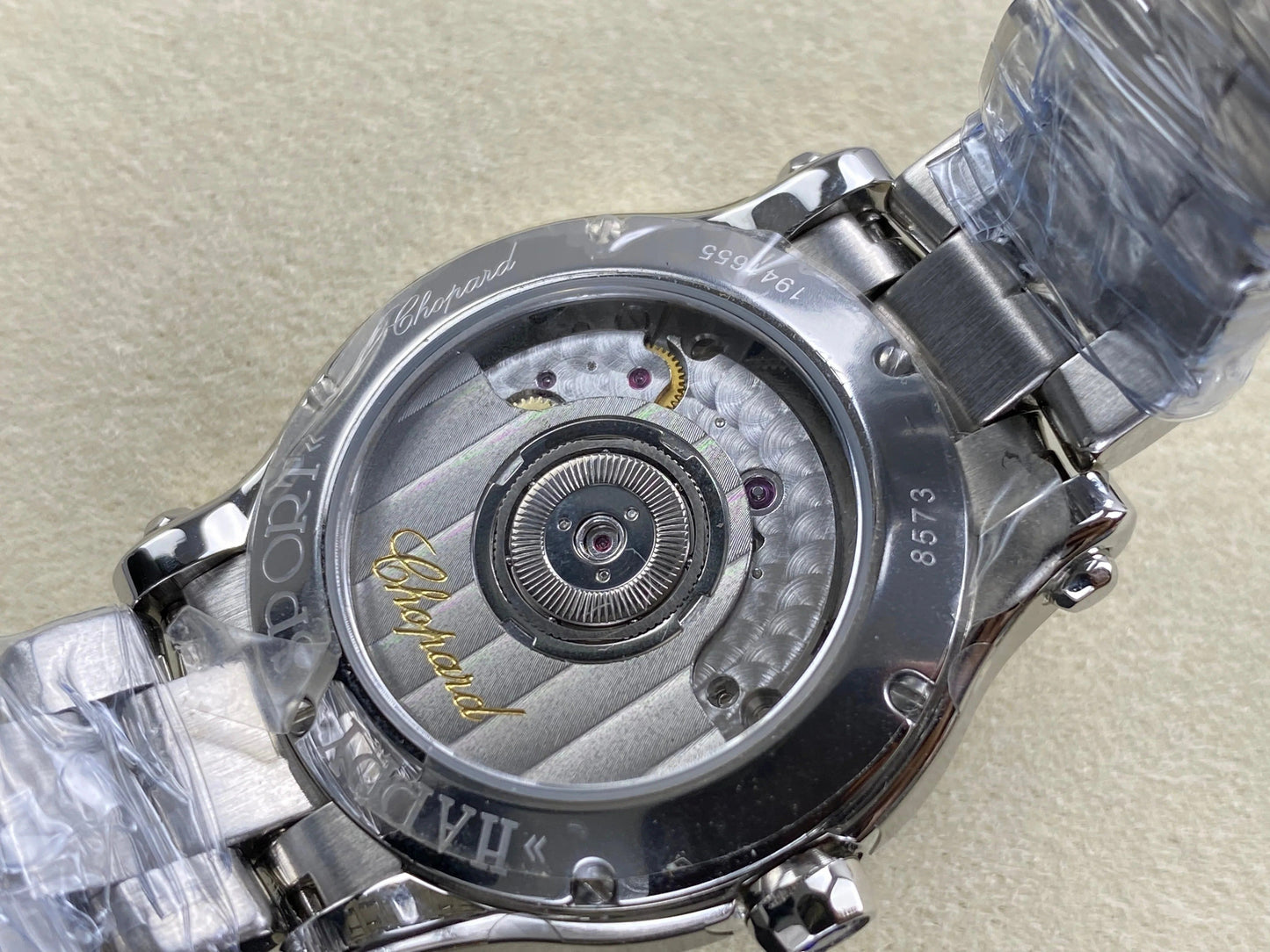 Chopard Happy Sport 30mm Green Diamond Dial Steel