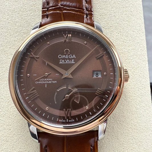 Omega De Ville Prestige Co-Axial Power Reserve 39.5 mm Brown Dial