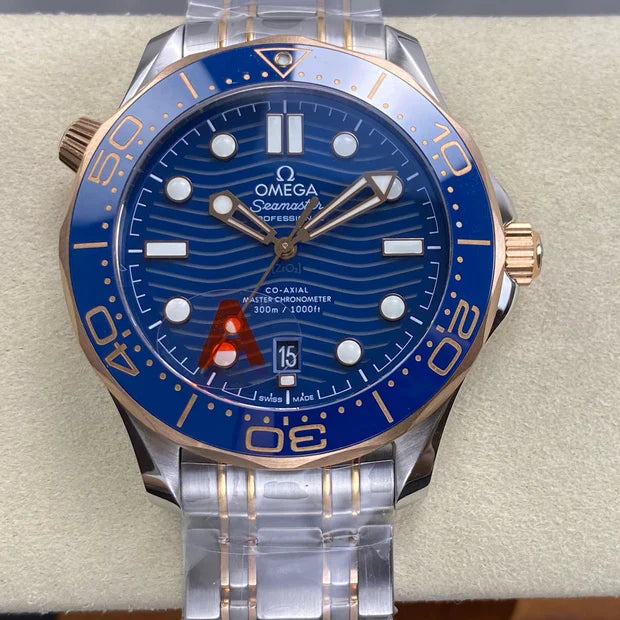Omega Seamaster Diver 300M Master Chronometer 42mm Blue Dial Stainless Steel