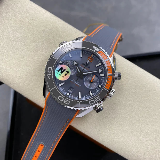 Omega Seamaster 46mm Dark Gray Dial Rubber Strap