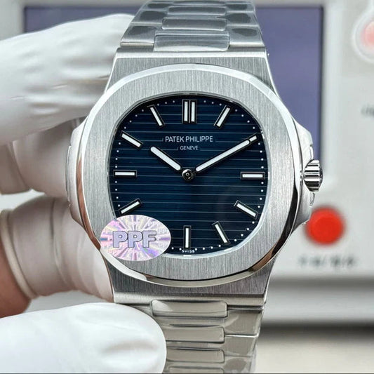 Patek Philippe Nautilus 41mm Blue Dial Steel Strap