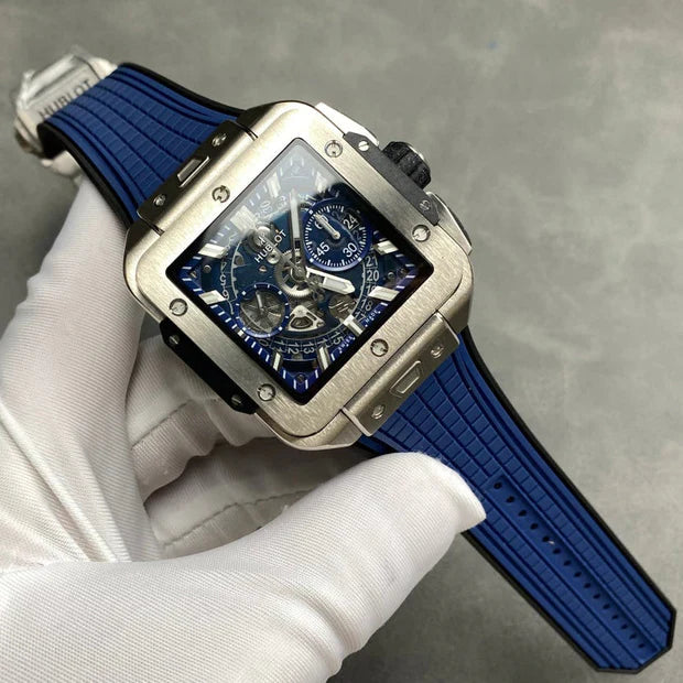 Hublot Square Bang Unico Titanium Blue 42 mm Watch