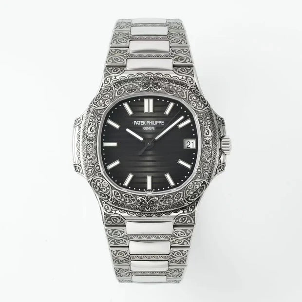Patek Philippe Nautilus 5711 "Children Action"40mm Black Dial Stainless Steel Case