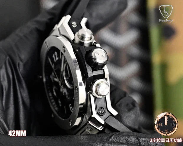 Hublot Big Bang Unico Titanium 42mm Watch with Black Rubber Strap