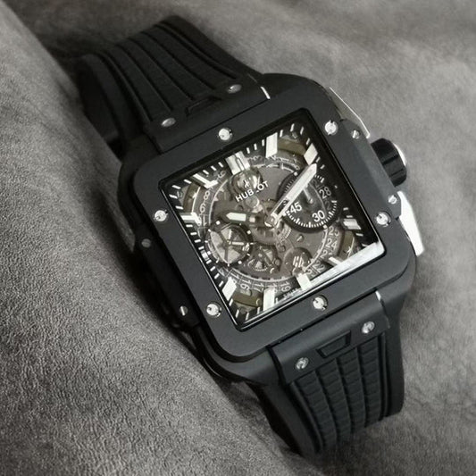 Hublot Square Bang Unico Black Ceramic 42mm Watch