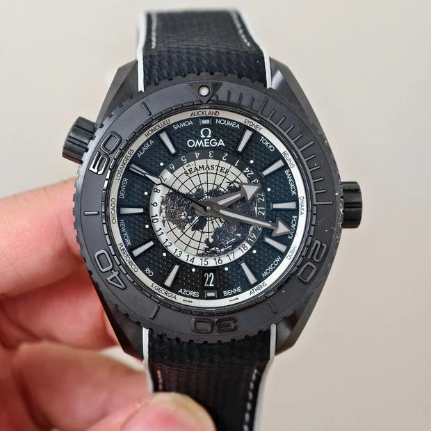 Omega Seamaster Planet Ocean Worldtimer 45.5mm Watch