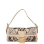 Fendi Python Beaded Baguette Bag