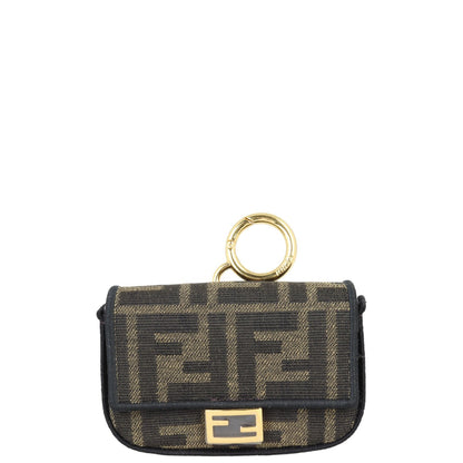 Fendi Nano Baguette Charm Jacquard