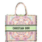 Dior Book Tote Large Embroidered Lights