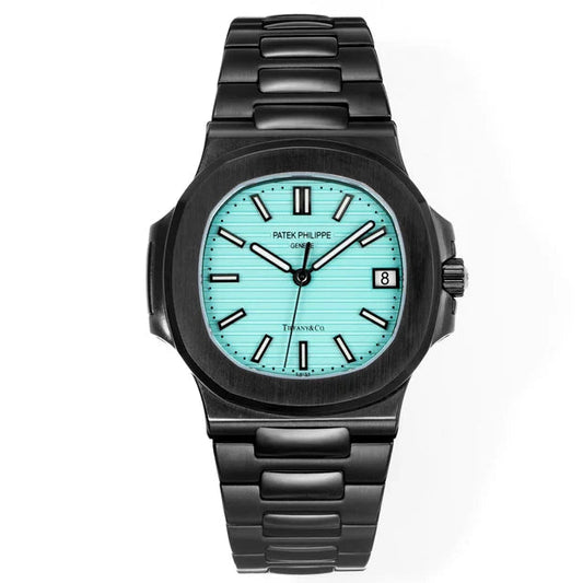 Patek Philippe Nautilus 5711 Tiffany Blue Dial Black Case Watch