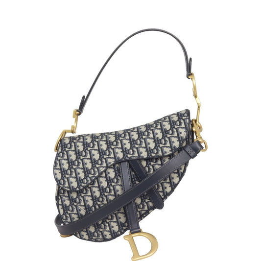 Dior Saddle Bag with Strap Oblique