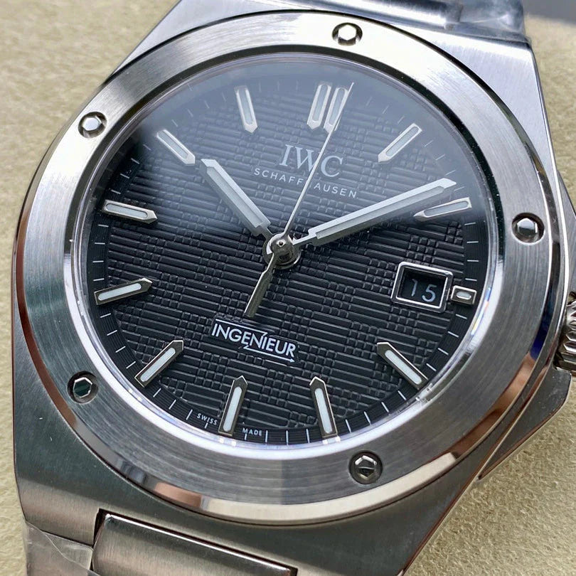 IWC Ingenieur 40mm Black Dial Steel Case