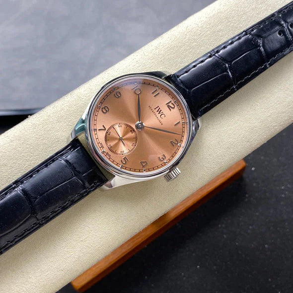 IWC Portuguese 40.4mm Opper-colored Dial Steel Case