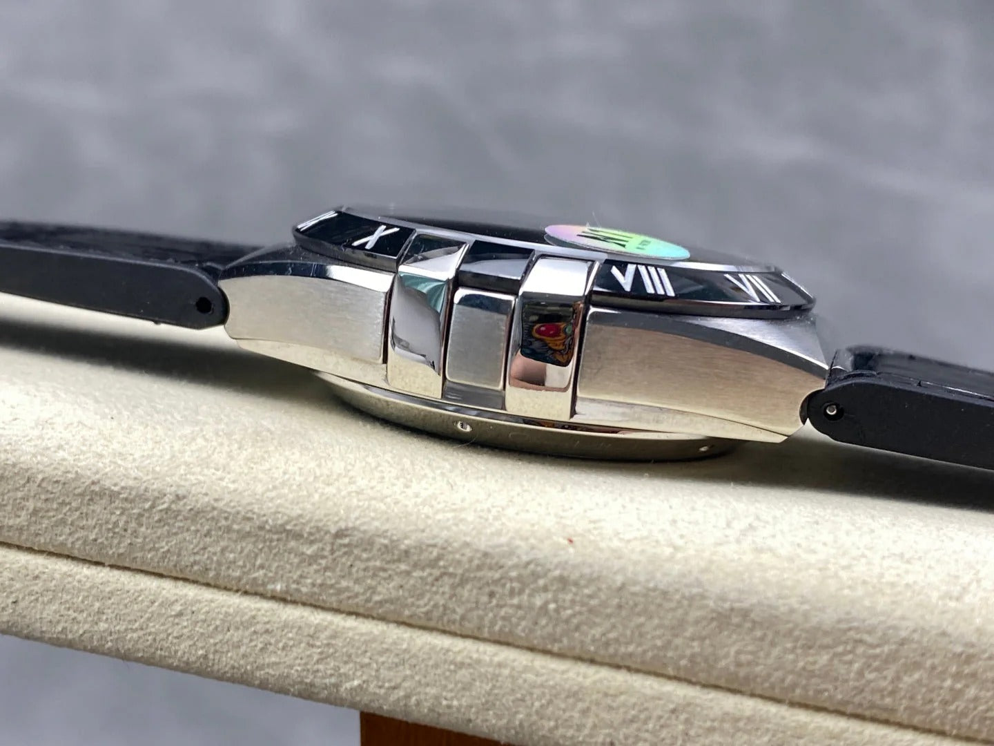 Omega Constellation Co-Axial Master Chronometer 41 mm Black Dial Black Leather Strap