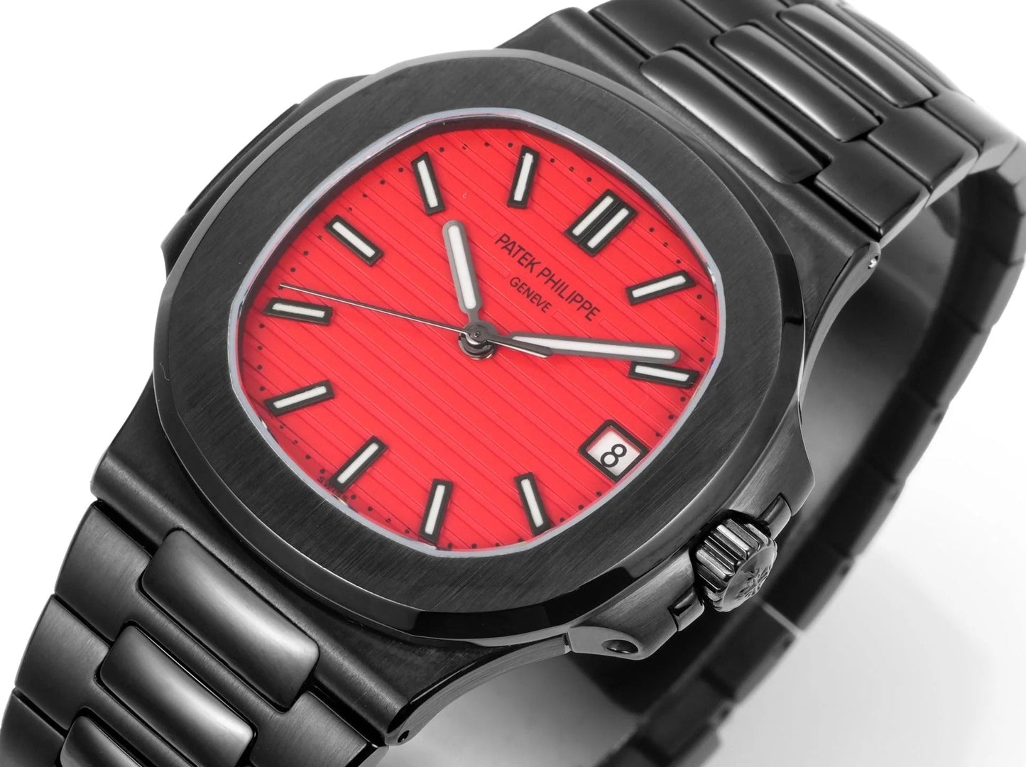 Patek Philippe Nautilus 5711 Red Dial Black Case Watch