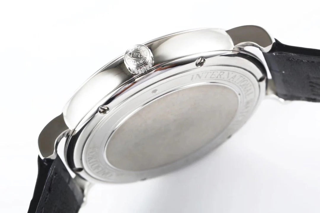 IWC Portofino 40mm Cream Dial Steel Case Gold Numerals