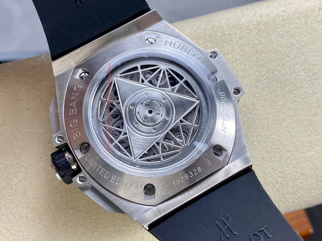 Hublot Big Bang Sang Bleu II Titanium White Pavé 45mm Watch