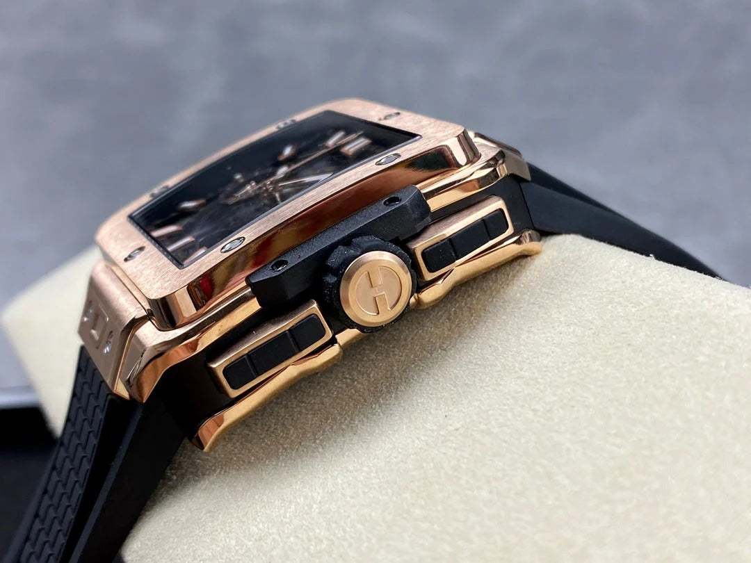 Hublot Square Bang Unico Rose Gold Ceramic 42mm Rose Gold Benzel Watch
