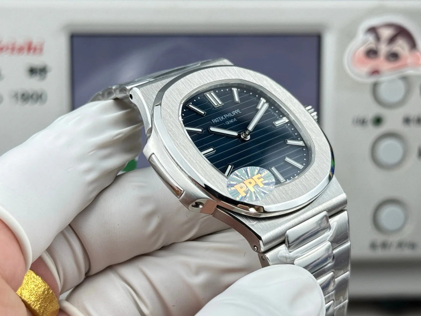 Patek Philippe Nautilus 41mm Blue Dial Steel Strap