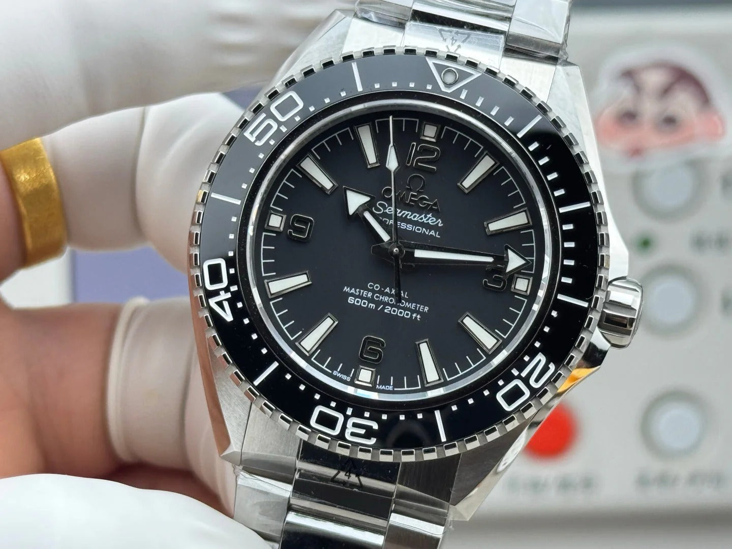 Omega Seamaster Planet Ocean 600M 42mm Steel Black Dial Watch