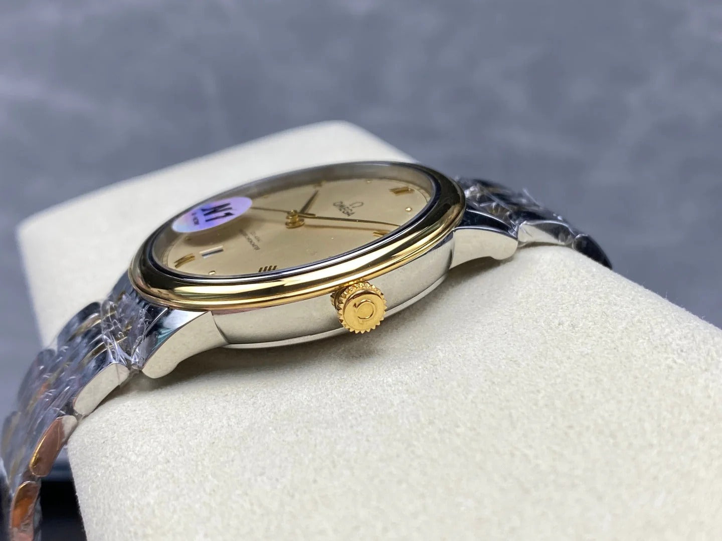 Omega De Ville Prestige Co-Axial Master Chronometer 41mm Gold Dial Watch