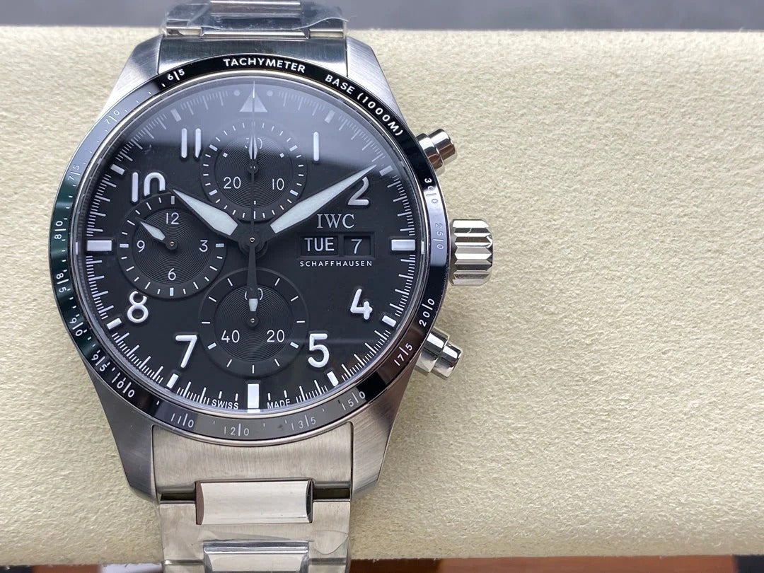 IWC Pilot 41mm Black Dial Steel Case