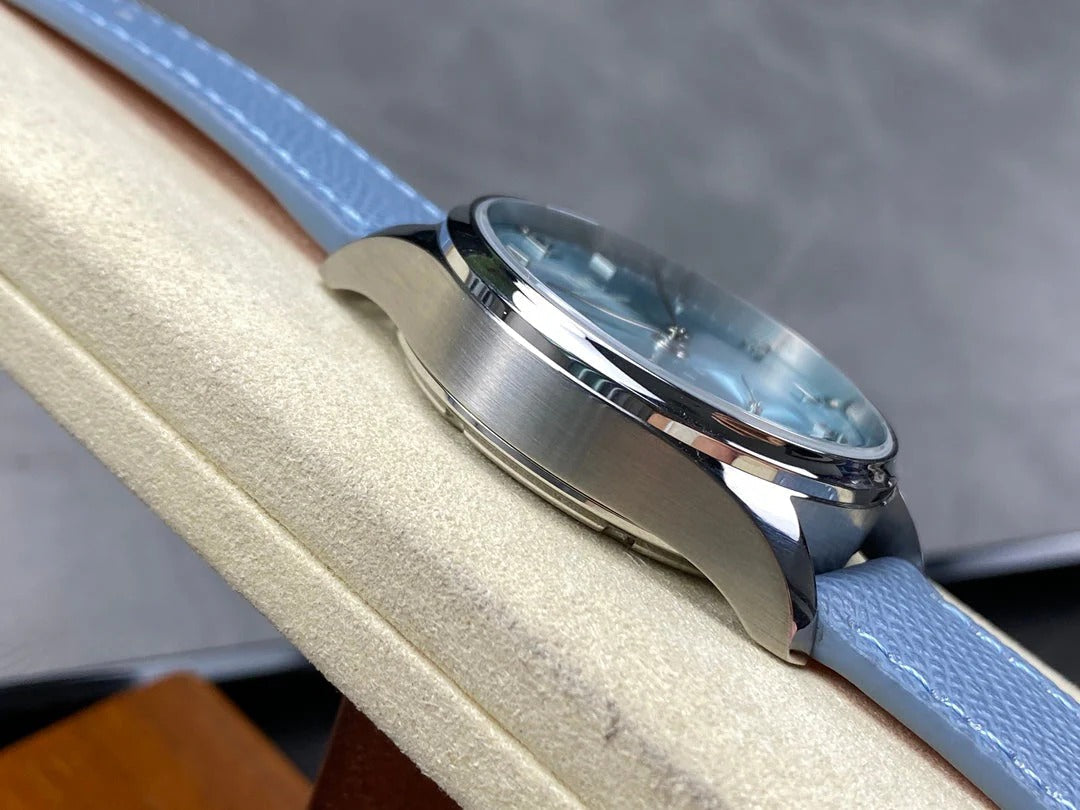IWC Portuguese 40.4mm Blue Dial Steel Case Leather Strap