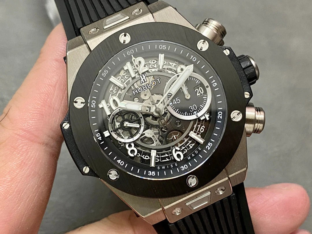 Hublot Big Bang Unico Titanium 42mm Watch with Black Ceramic Bezel