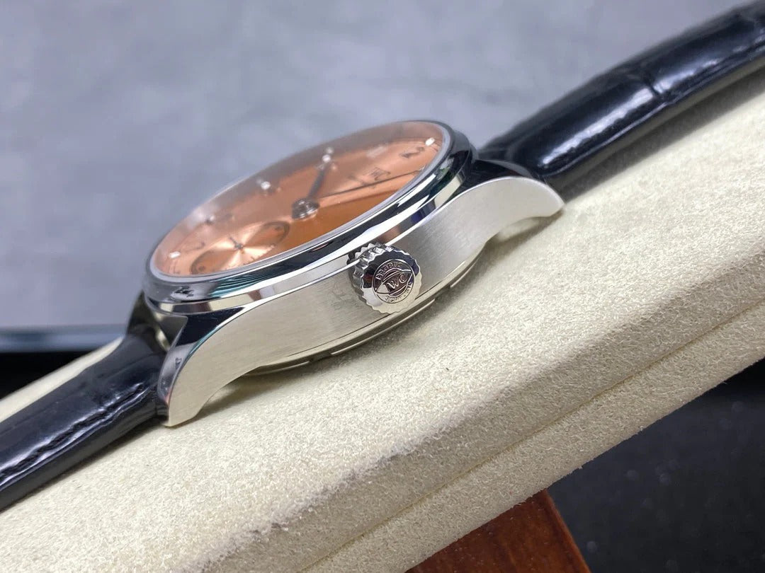 IWC Portuguese 40.4mm Opper-colored Dial Steel Case