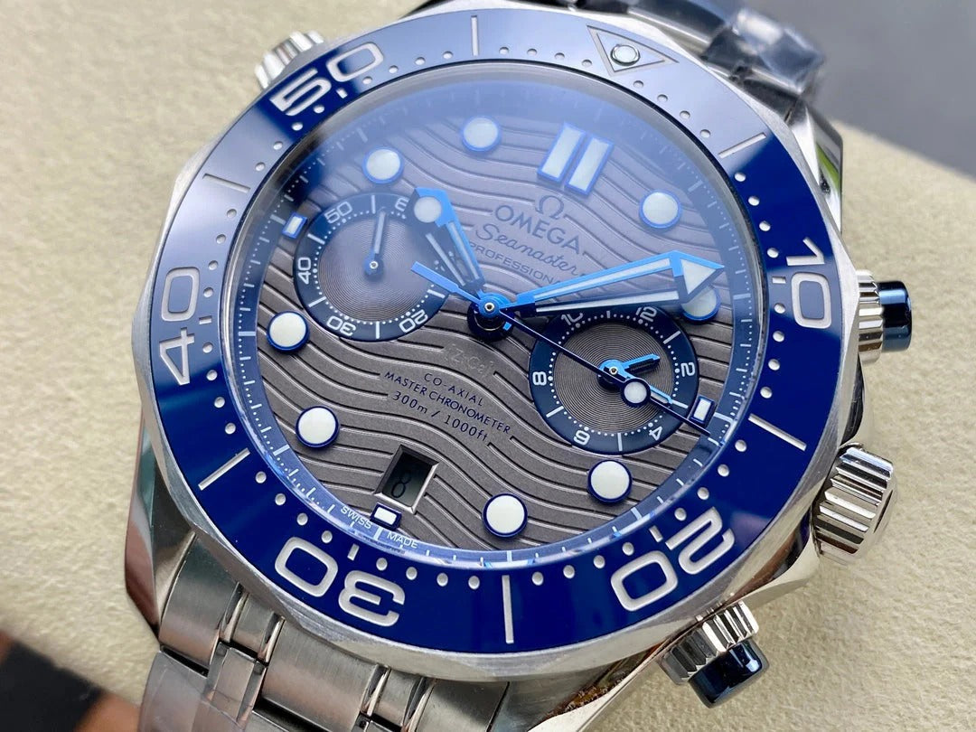Omega Seamaster Diver 300M Co-Axial Master Chronometer Chronograph 44 mm Watch