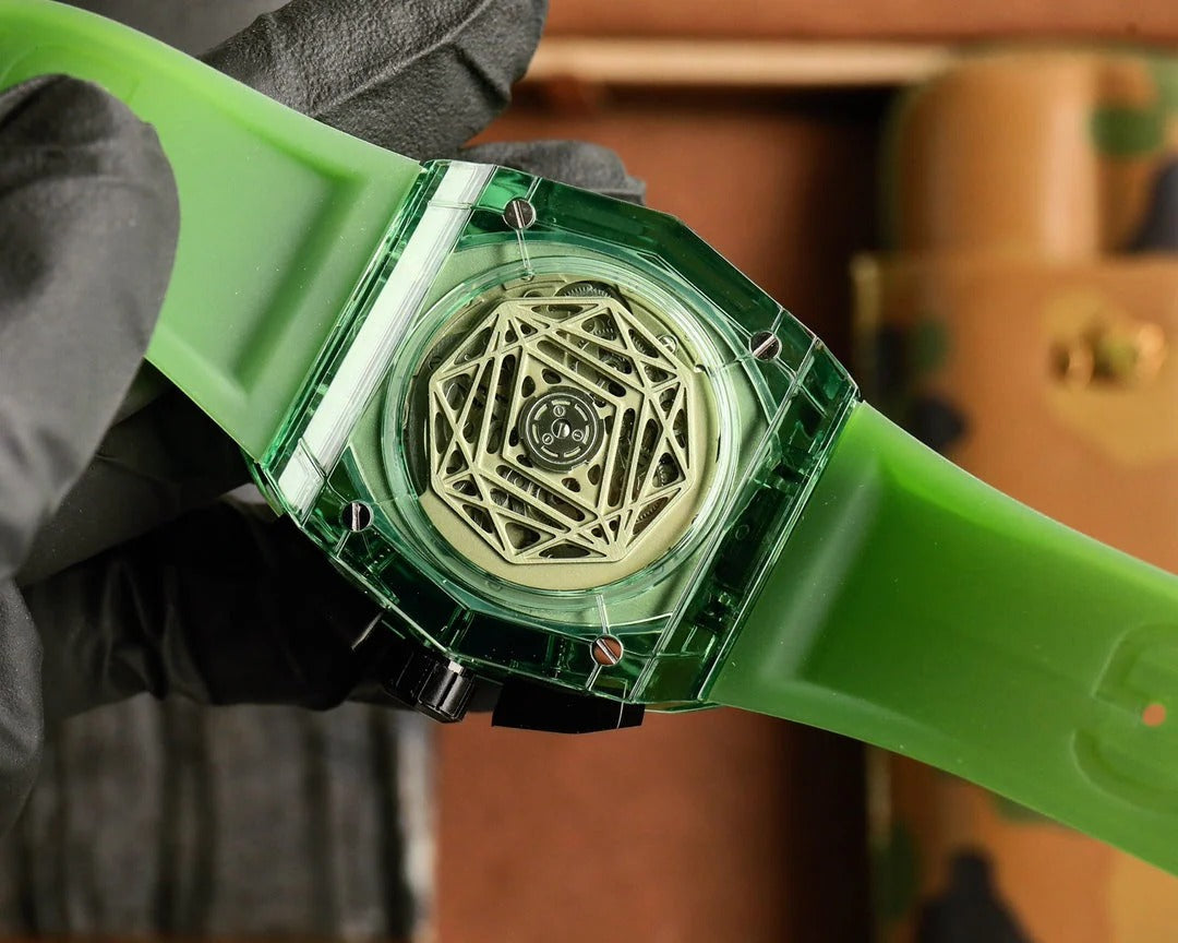 Hublot Big Bang Sang Bleu Green Ceramic 42MM Watch