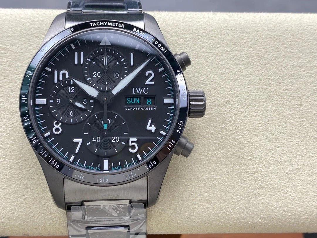 IWC Pilot 41mm Black Dial Black Case