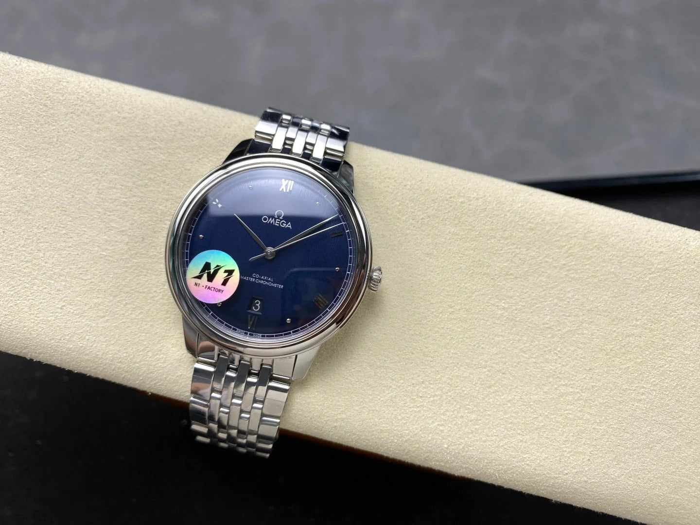 Omega De Ville Prestige Co-Axial Master Chronometer 41mm Blue Dial Watch