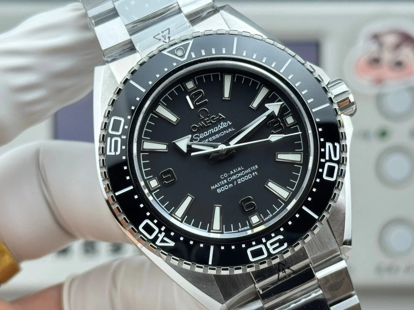 Omega Seamaster Planet Ocean 600M 42mm Steel Black Dial Watch