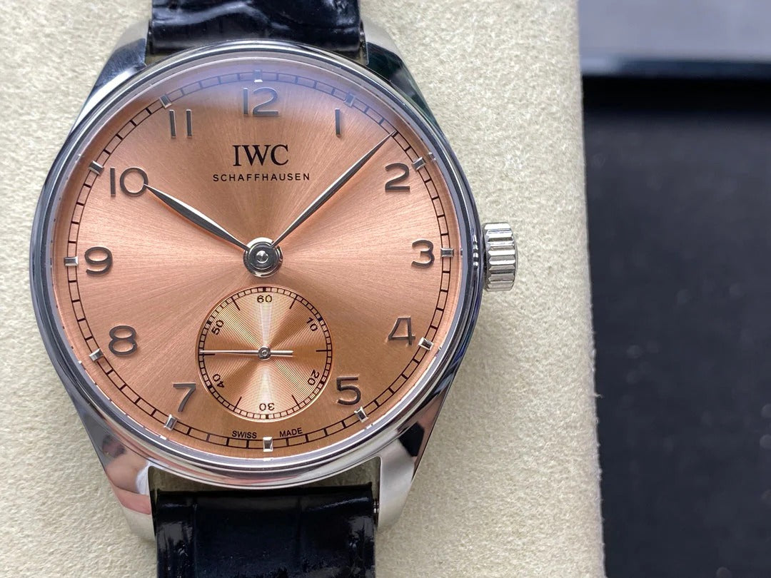IWC Portuguese 40.4mm Opper-colored Dial Steel Case