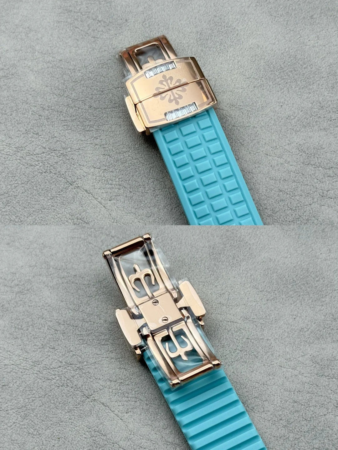 Patek Philippe Aquanaut Luce “Rainbow” Chronograph 40mm Blue Pink Rubber Strap