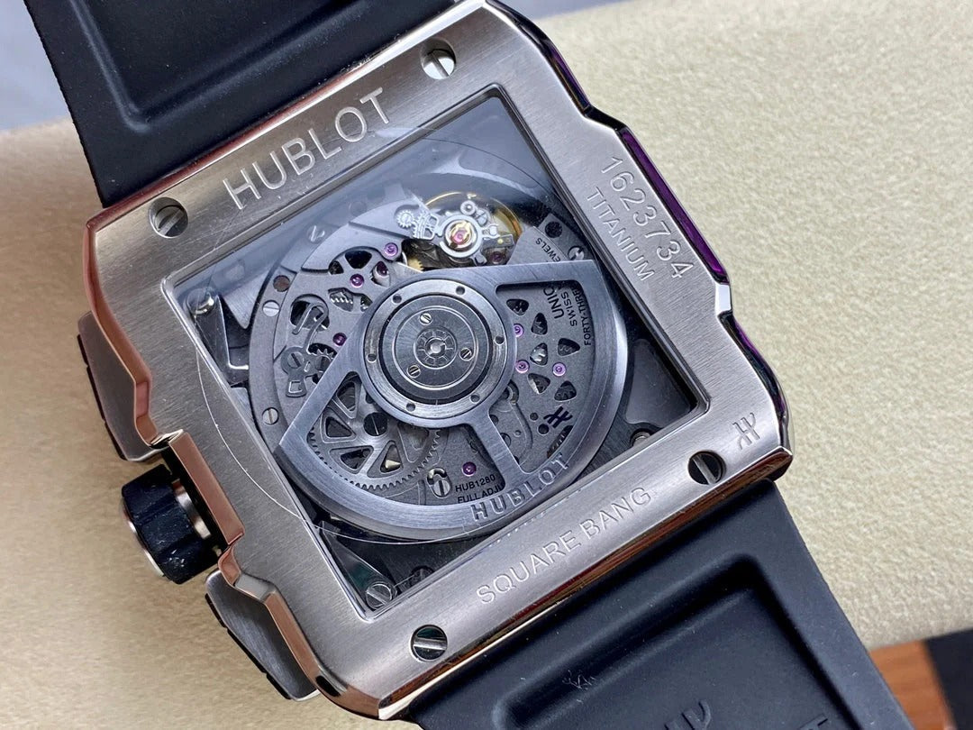 Hublot Square Bang Unico Titanium Ceramic 42mm Titanium Benzel Watch