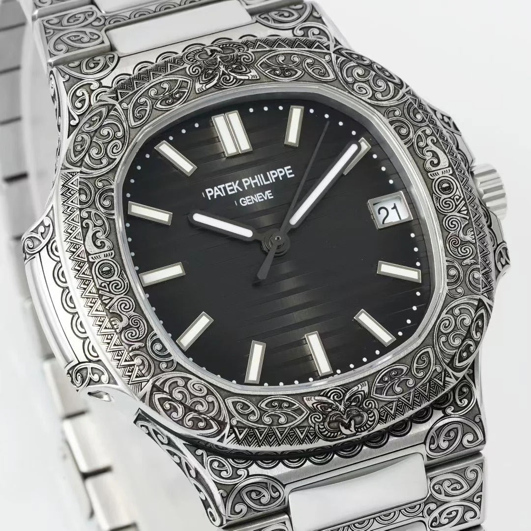 Patek Philippe Nautilus 5711 "Children Action"40mm Black Dial Stainless Steel Case