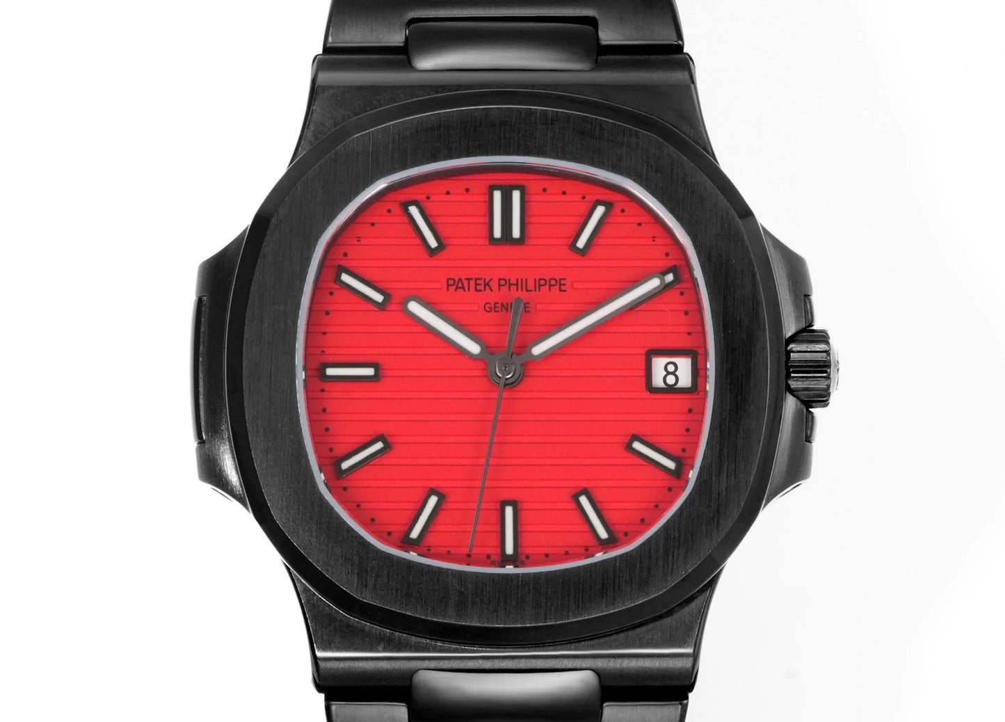 Patek Philippe Nautilus 5711 Red Dial Black Case Watch