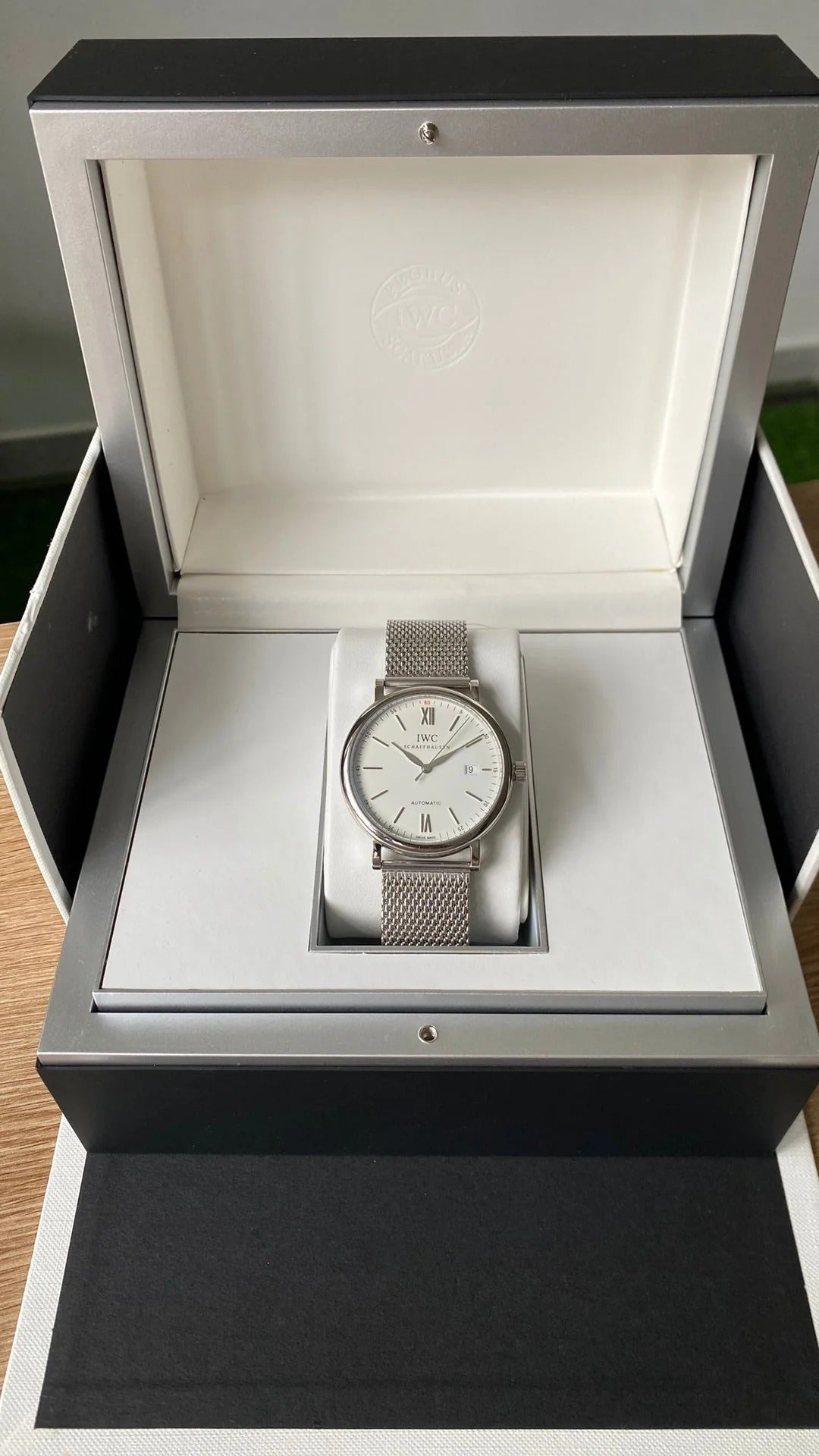 IWC Portofino V2 40mm White Dial Steel Case