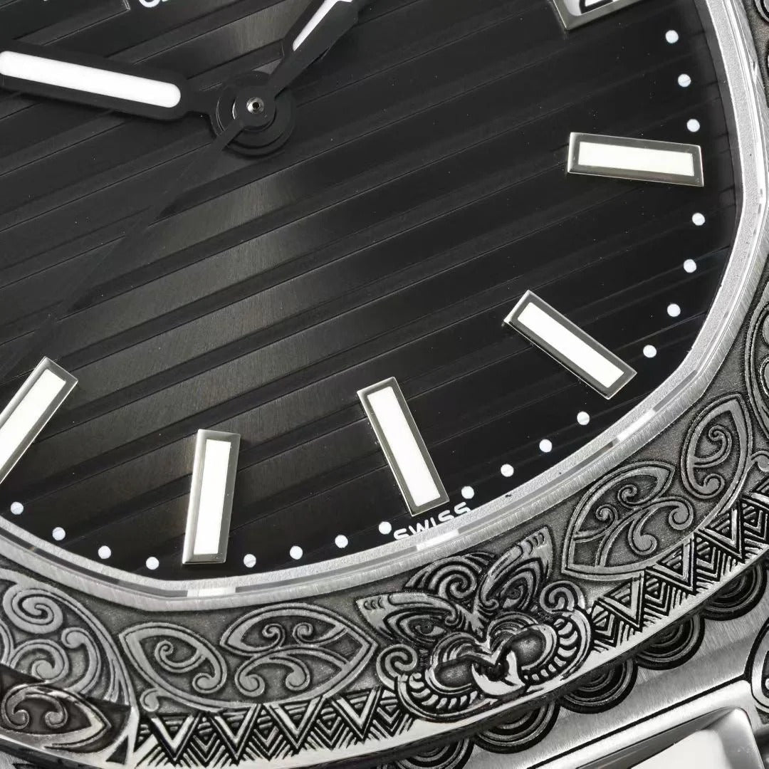 Patek Philippe Nautilus 5711 "Children Action"40mm Black Dial Stainless Steel Case